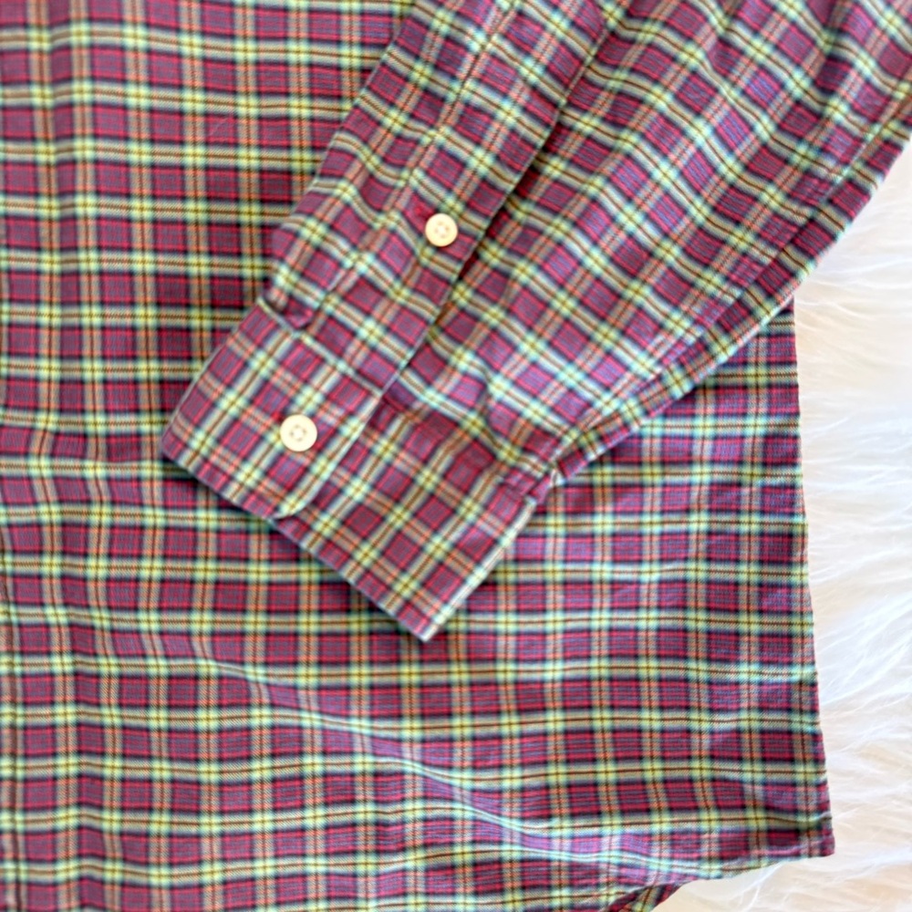 Ralph Lauren plaid button up shirt size Large - Picture 4 of 9